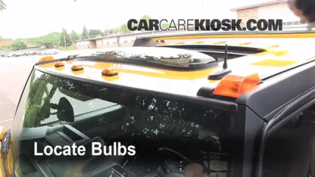 2003 Hummer H2 6.0L V8 Luces Luz de estacionamiento (reemplazar foco)